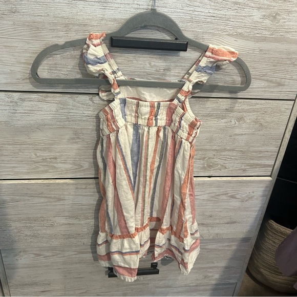 Carter's Toddler Girls Linen Sleeveless A-Line Dress 4T - Picture 4 of 5